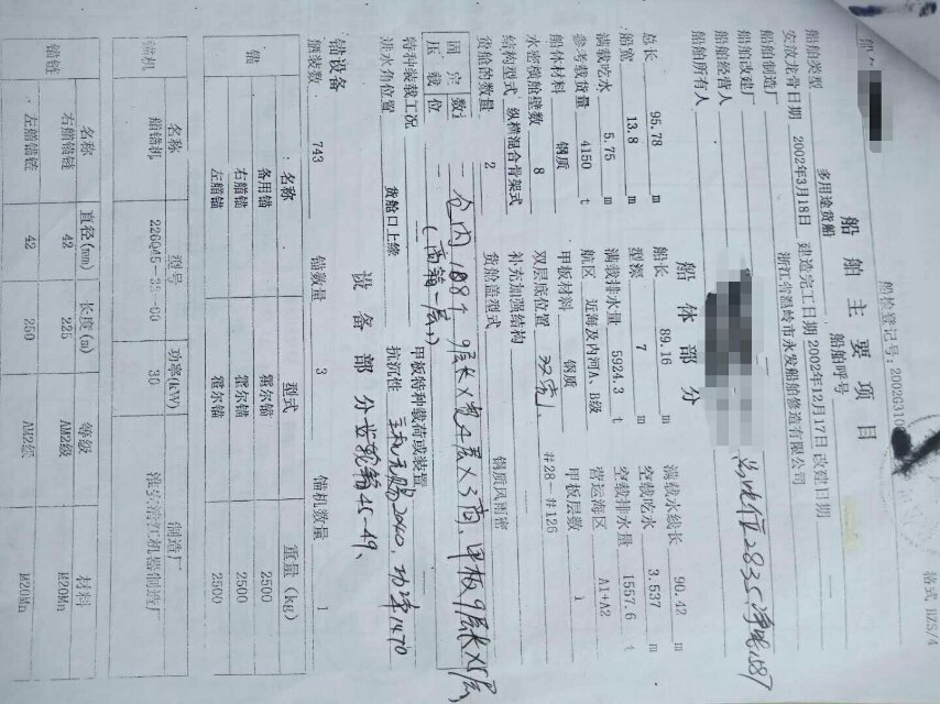 多用途船舶