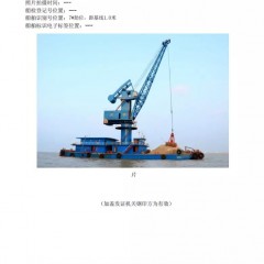 出售2017年造抓斗15立方沿海过驳浮吊图1