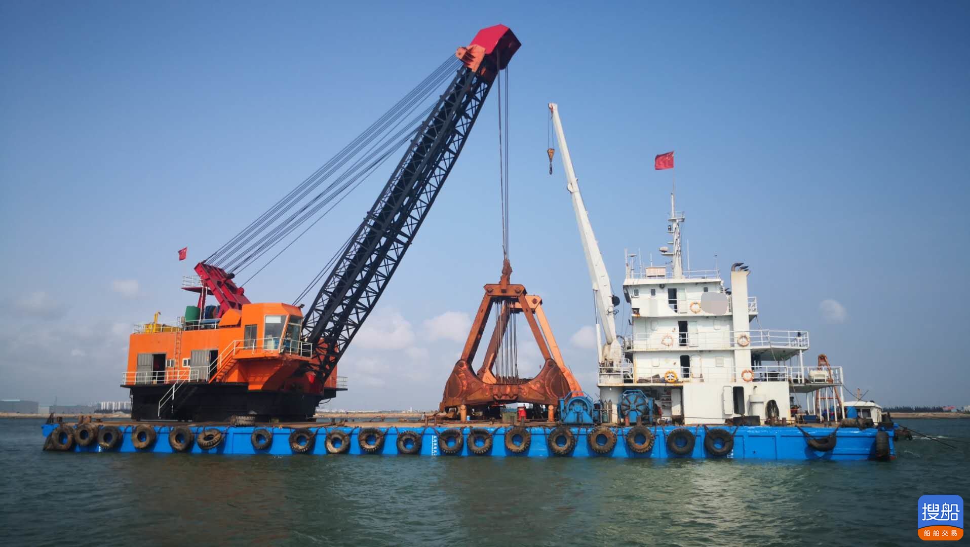 出售2006年造20立方沿海抓斗挖泥船