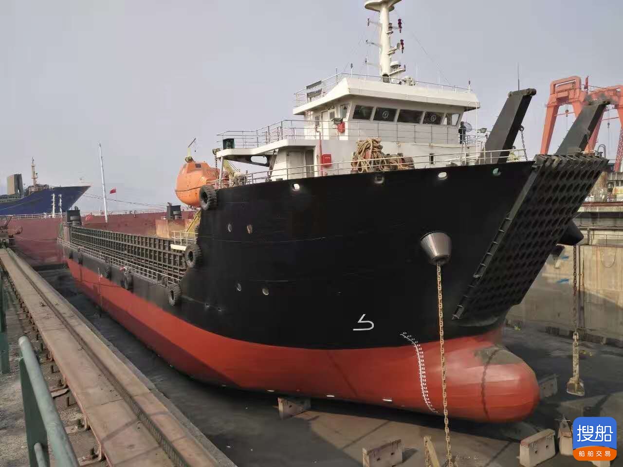 出售2016年造前驾驶前跳板5060吨近海甲板货船