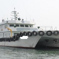 出售2017年造43米10人近海双体环境监测科考船