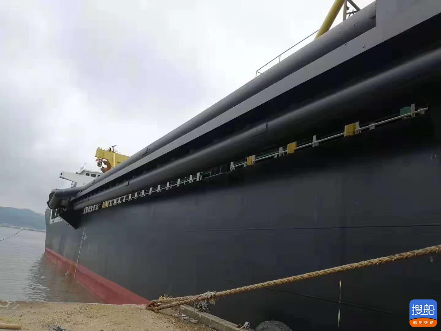 出售2015年造9500吨沿海自吸自卸沙船