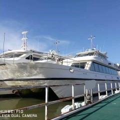 出售2014年造28米112人沿海玻璃钢高速双体客船图2
