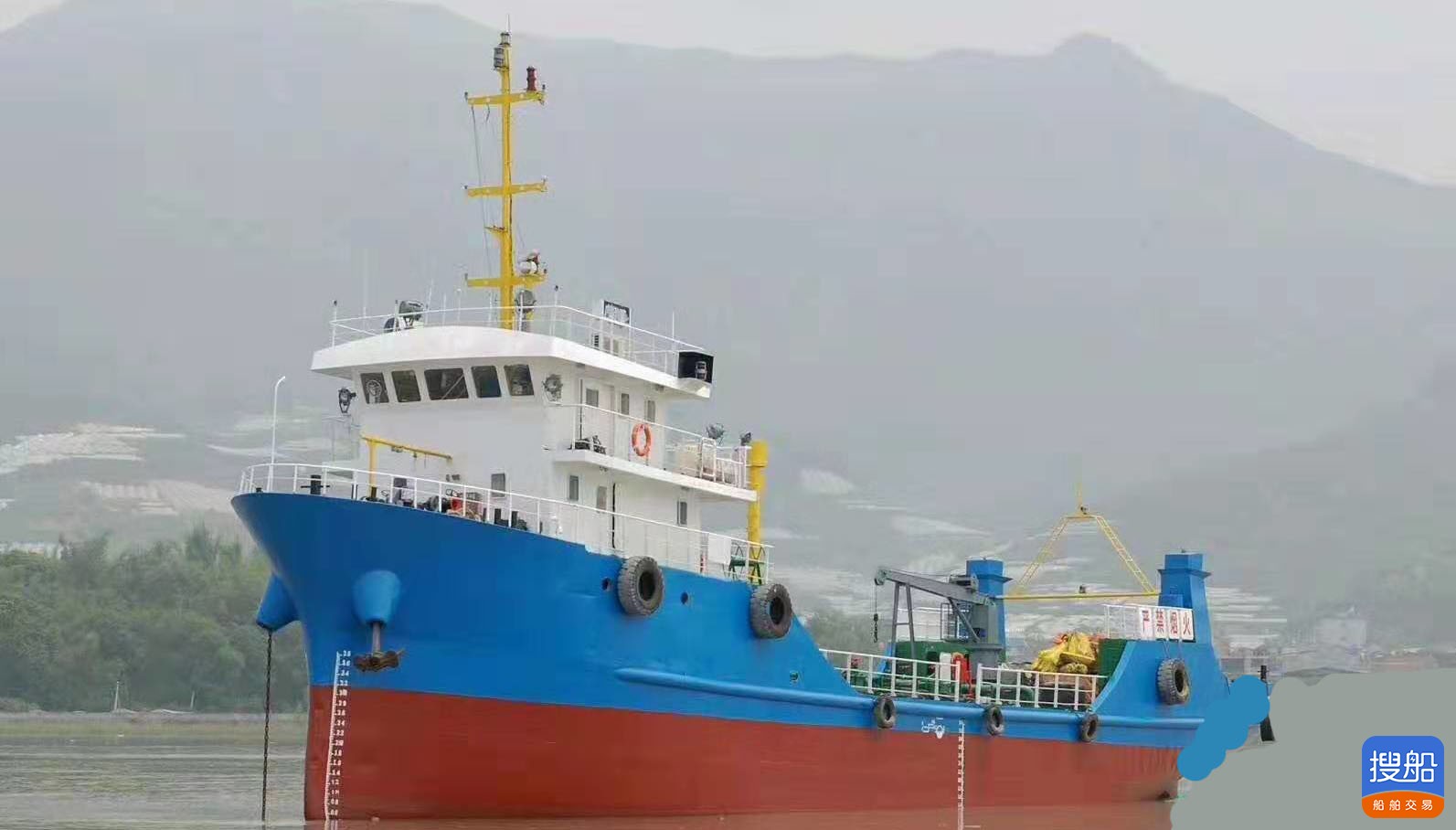 出售2012年造505吨沿海单底单壳溢油（污油）回收船