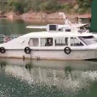 出售2016年造12米9人内河玻璃钢交通船