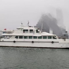 出售2014年造26.5米74人沿海玻璃钢双体高速客船图2