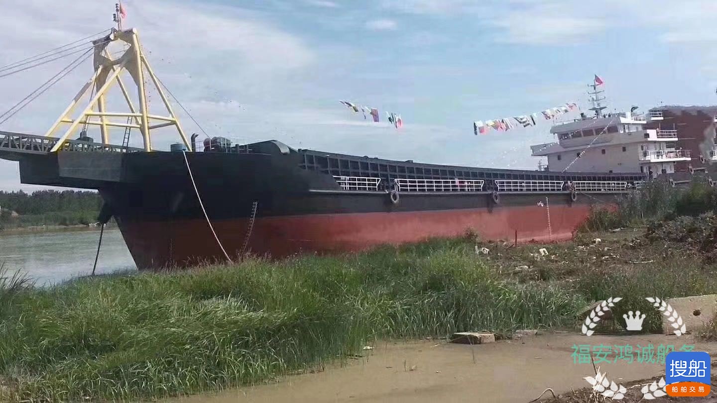 出售2019年新建造5000吨自卸砂船
