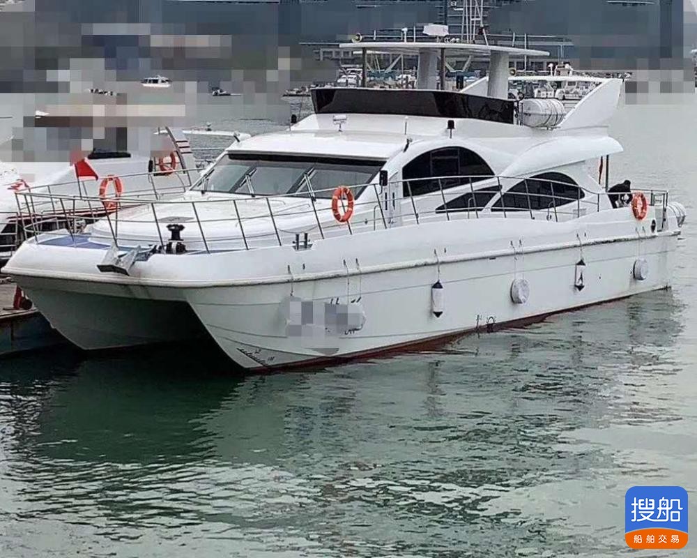 出售2019年造18.95米90人沿海玻璃钢双体普通客船