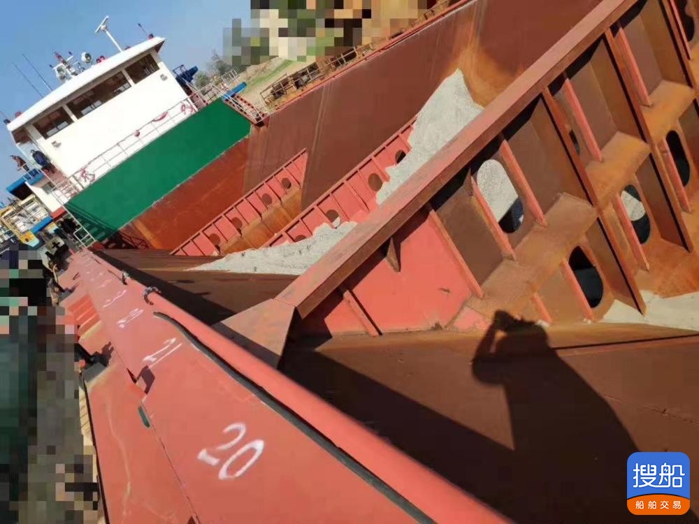 出售2017年造实载6200吨内河自卸沙船