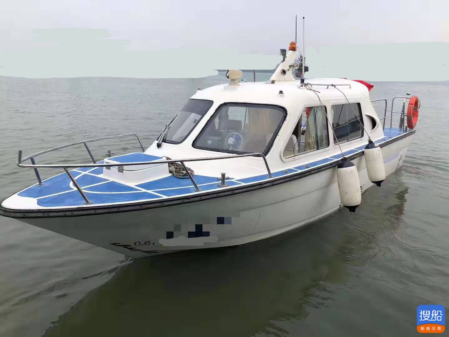 出售 3艘 2016年造8米沿海玻璃钢小交通船
