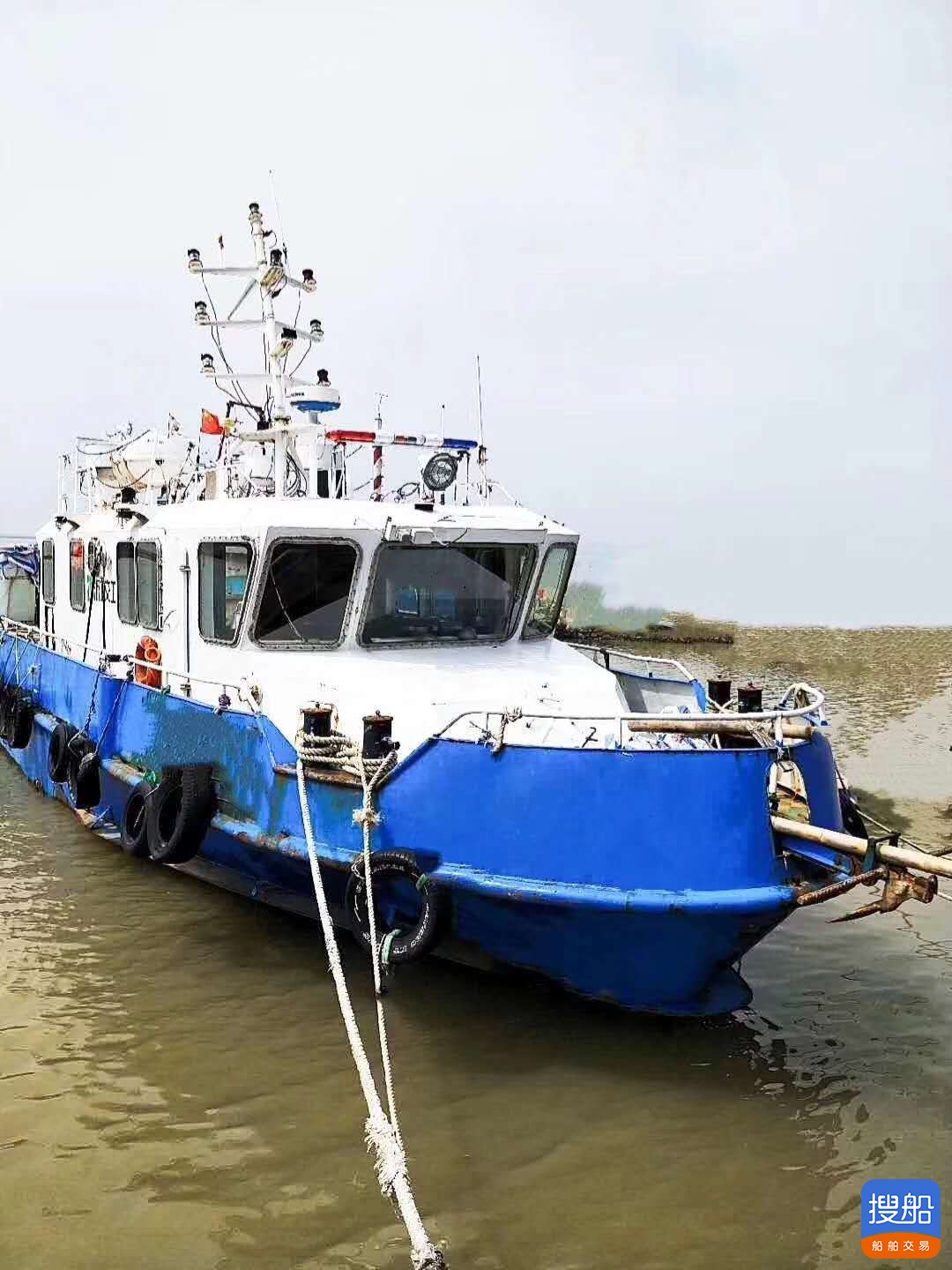 低价出售2012年造20米沿海钢制交通船