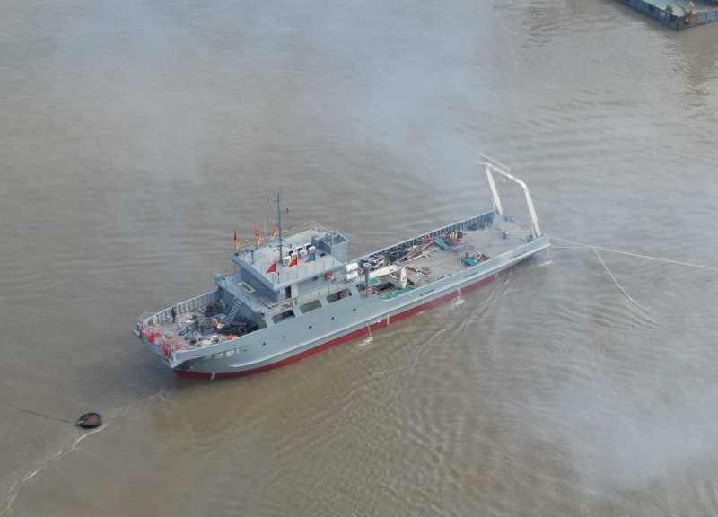 48米海洋勘测船正式下水