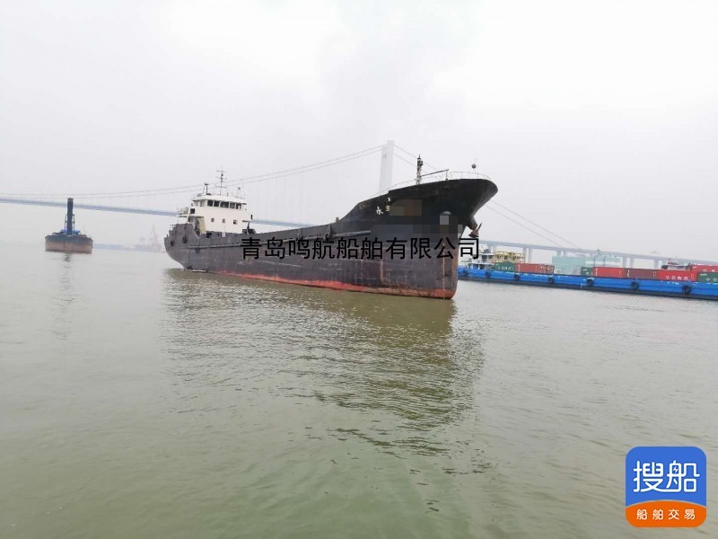 售：2008年沿海实载1250吨干货船