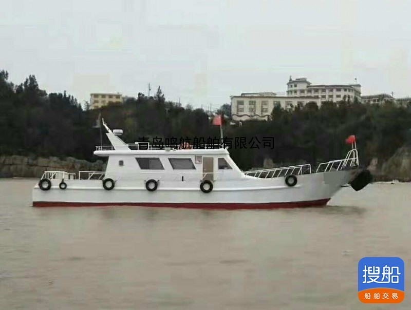 售：2017年沿海无证20米钢制交通船