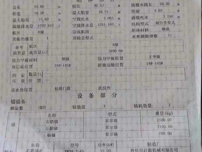 出售内河皮带船图3