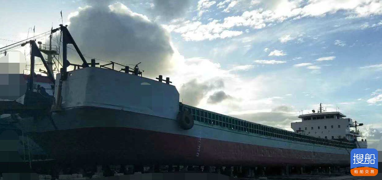 售：2012年沿海1225T甲板货船