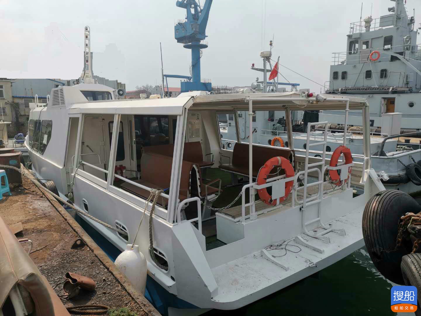 售：2009年沿海14米铝合金辅助船
