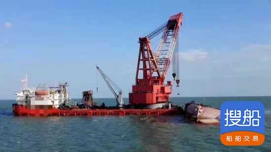 出售2011年江苏造1500吨起重船