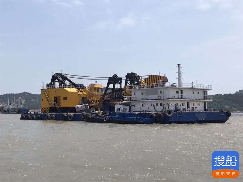 出售2010年造13方沿海非自航抓斗式挖泥船