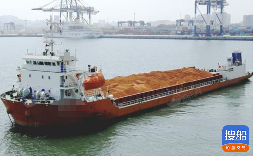 出售2015年造4800吨近海前驾驶甲板货船