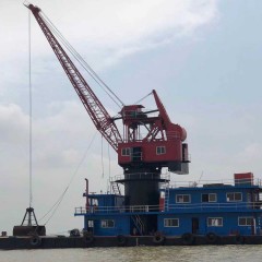 出售15年110内河浮吊船图1