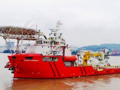 福建85米海底支持维护船实现百分百出口