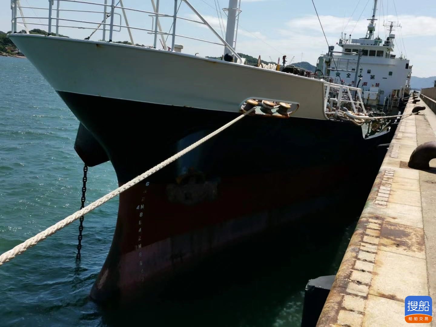 出售93年1200吨不锈钢双壳油船