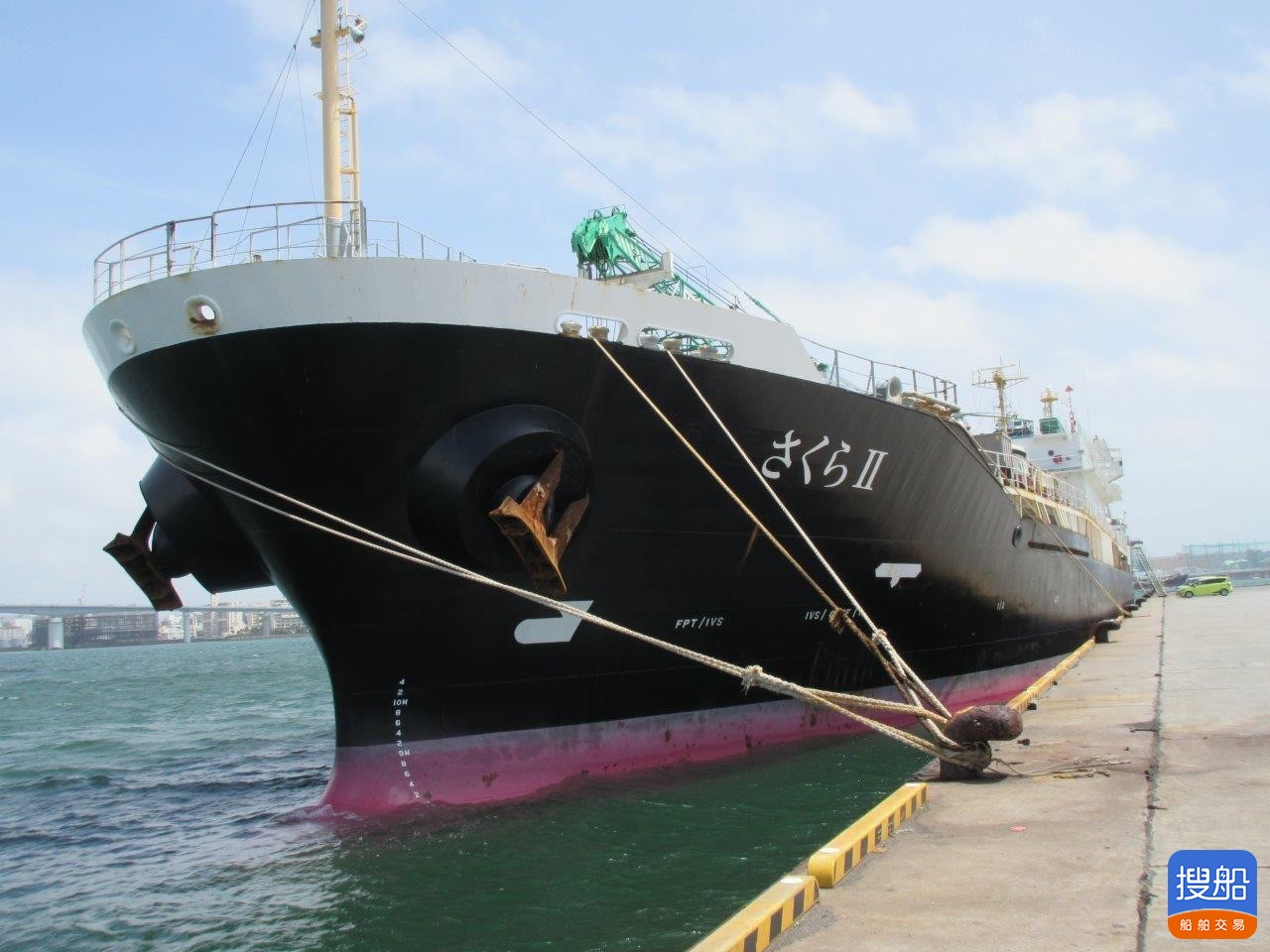 出售98年19000吨日本不锈钢化学品船
