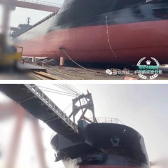 出售实载8500吨自卸皮带砂船图2
