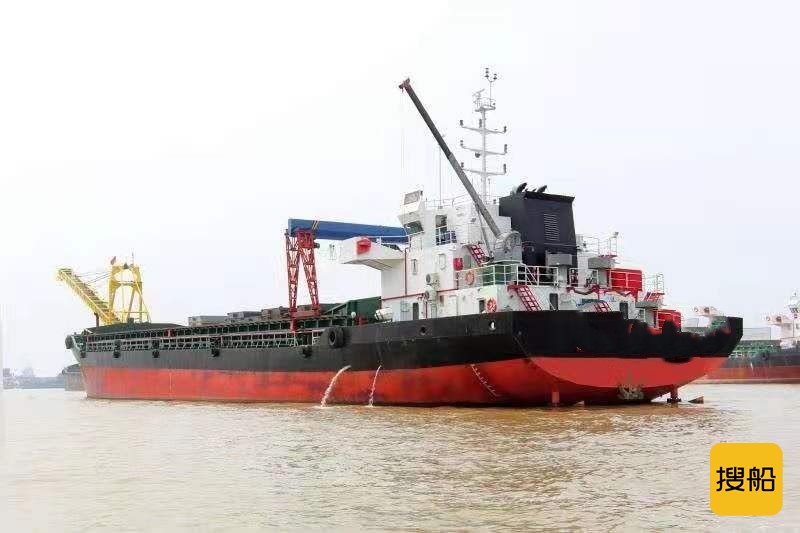 2019年8月扬州造5500吨沿海自卸砂船
