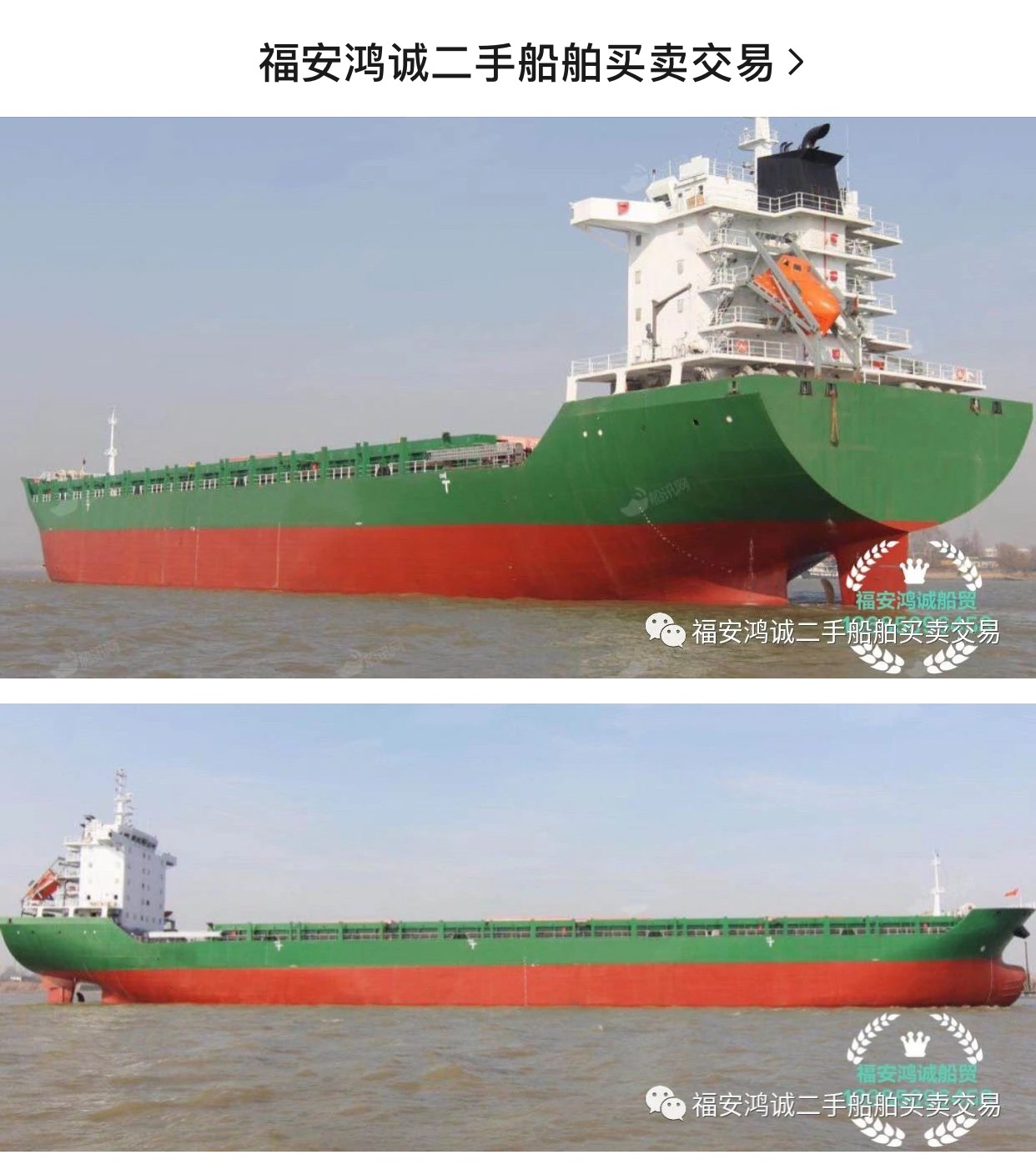 出售22000吨集装箱船2019年造