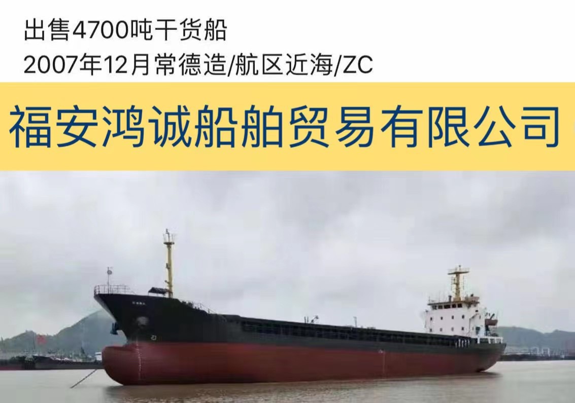 出售4700吨干货船
