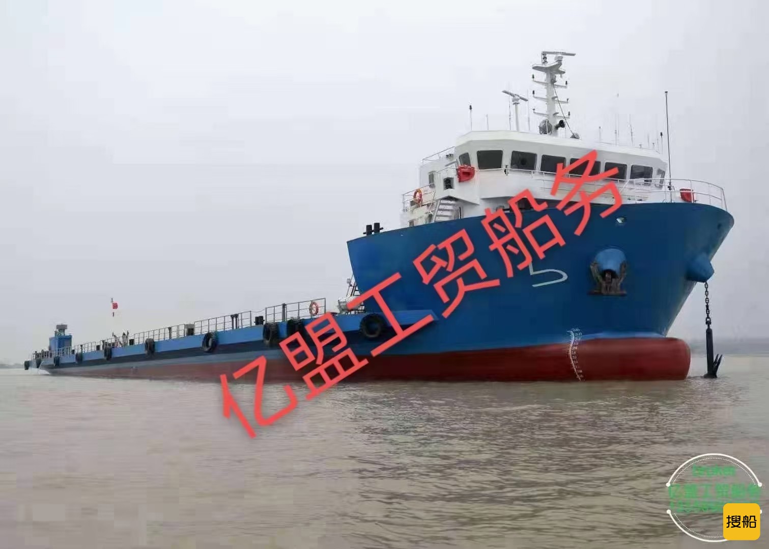 出售2021年江苏造12000吨前驾驶甲板驳