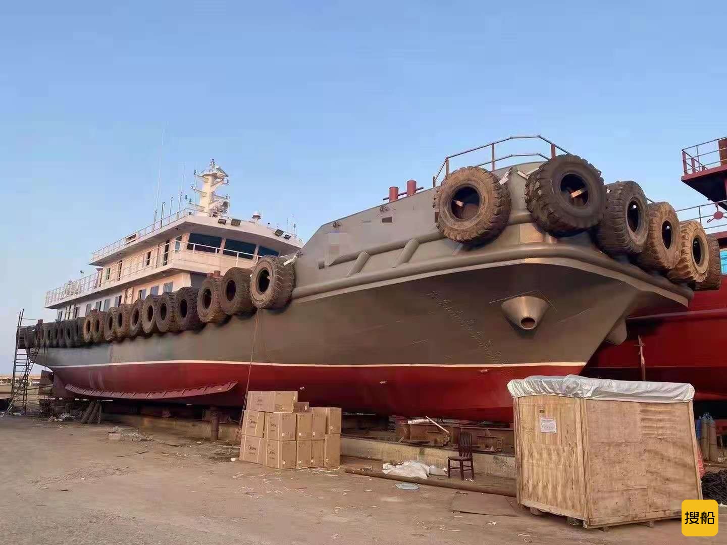 预售2021年造42米近海钢质交通船