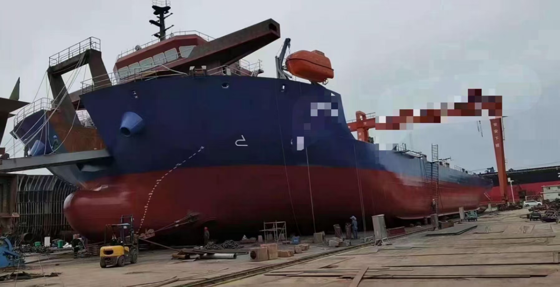 出售： 国内ZC检验2017年造6500吨前驾驶多用途大件甲板船（广东看船）