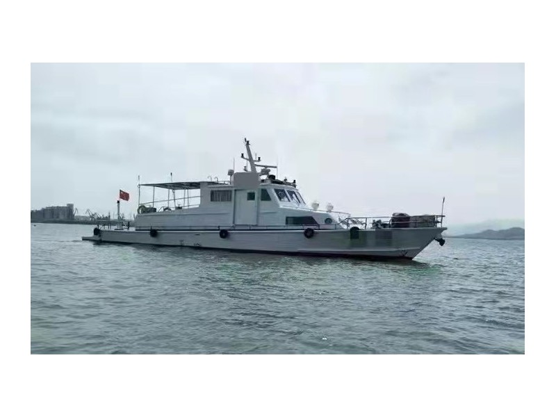 出售2017年造19.4米沿海钢质尖头交通船