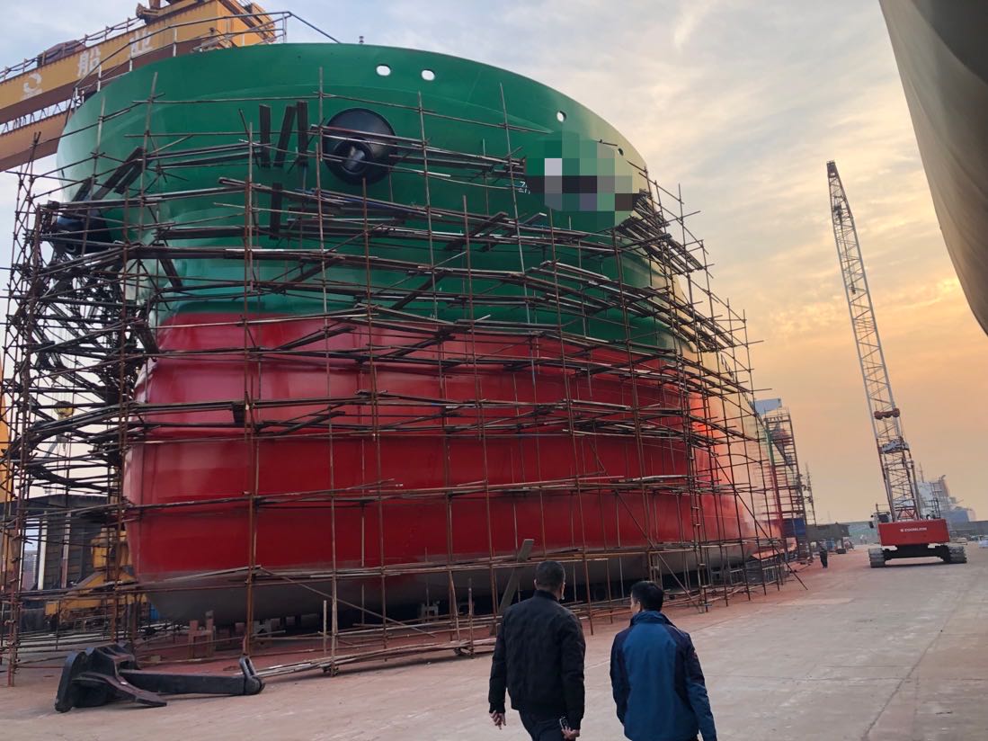 出售7296吨散货船2017年zc江苏造沿海