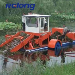 割草船 全自动割草船 水草打捞船 清漂船 水花生收割设备图2