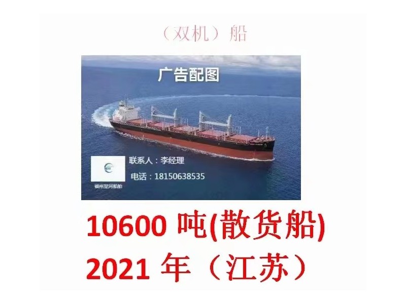 出售.10600吨散货船（双机）近海