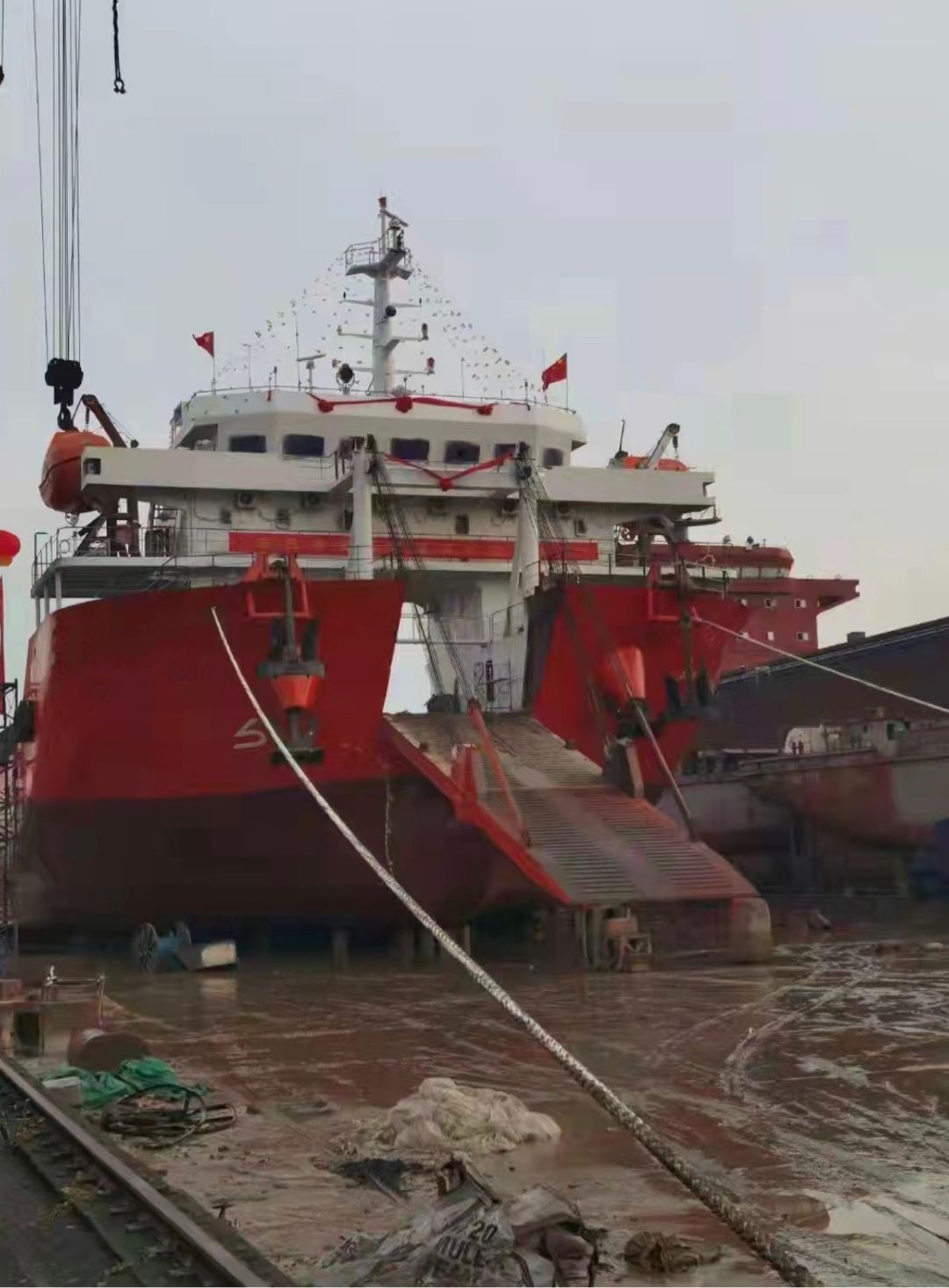 售2021年江苏造7050吨甲板货船