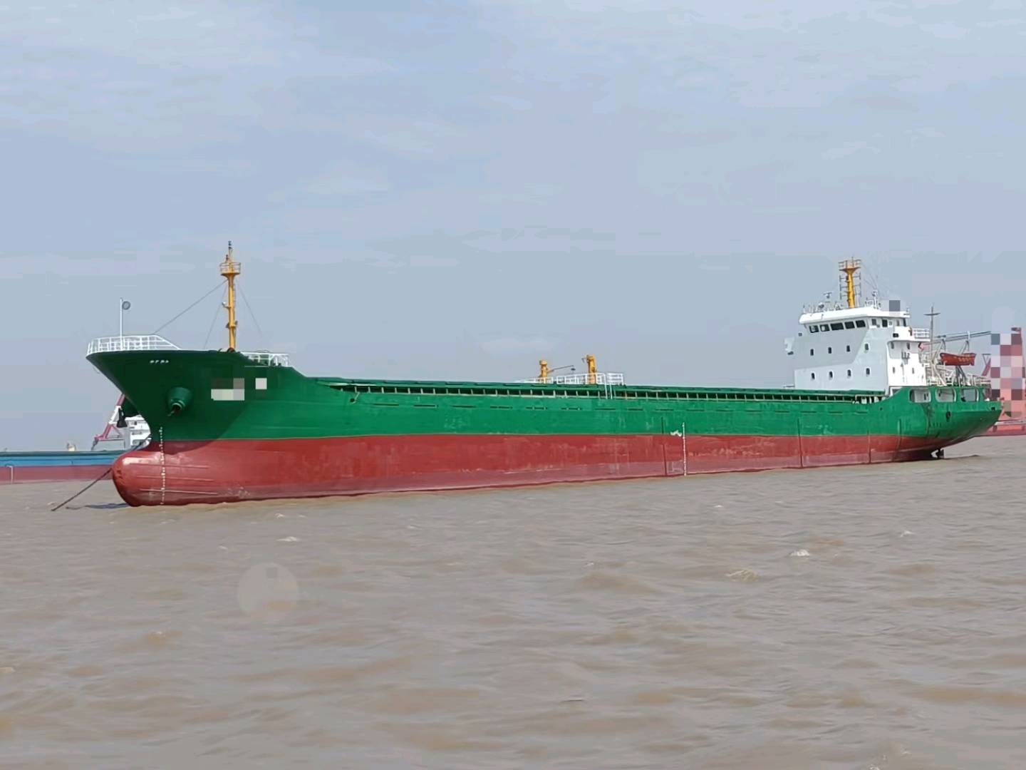 低价出售改跑外贸船最合适 5000吨单壳干货船 2012年福建ZC完工