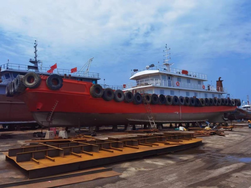 出售2022年造42.8米近海钢质平头双机交通船