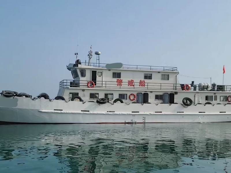 出售2017年造33.8米近海钢质双机交通船