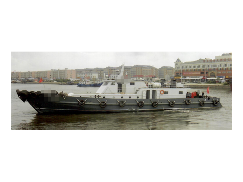 出售2016年造近海33.6米钢制交通船