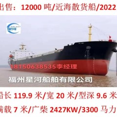 出售：单机12000吨近海散货船图1
