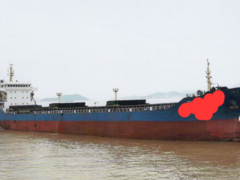 出售:【一般干货船】12500吨，2007年浙江造