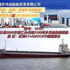 出售3100吨多用途集装箱船