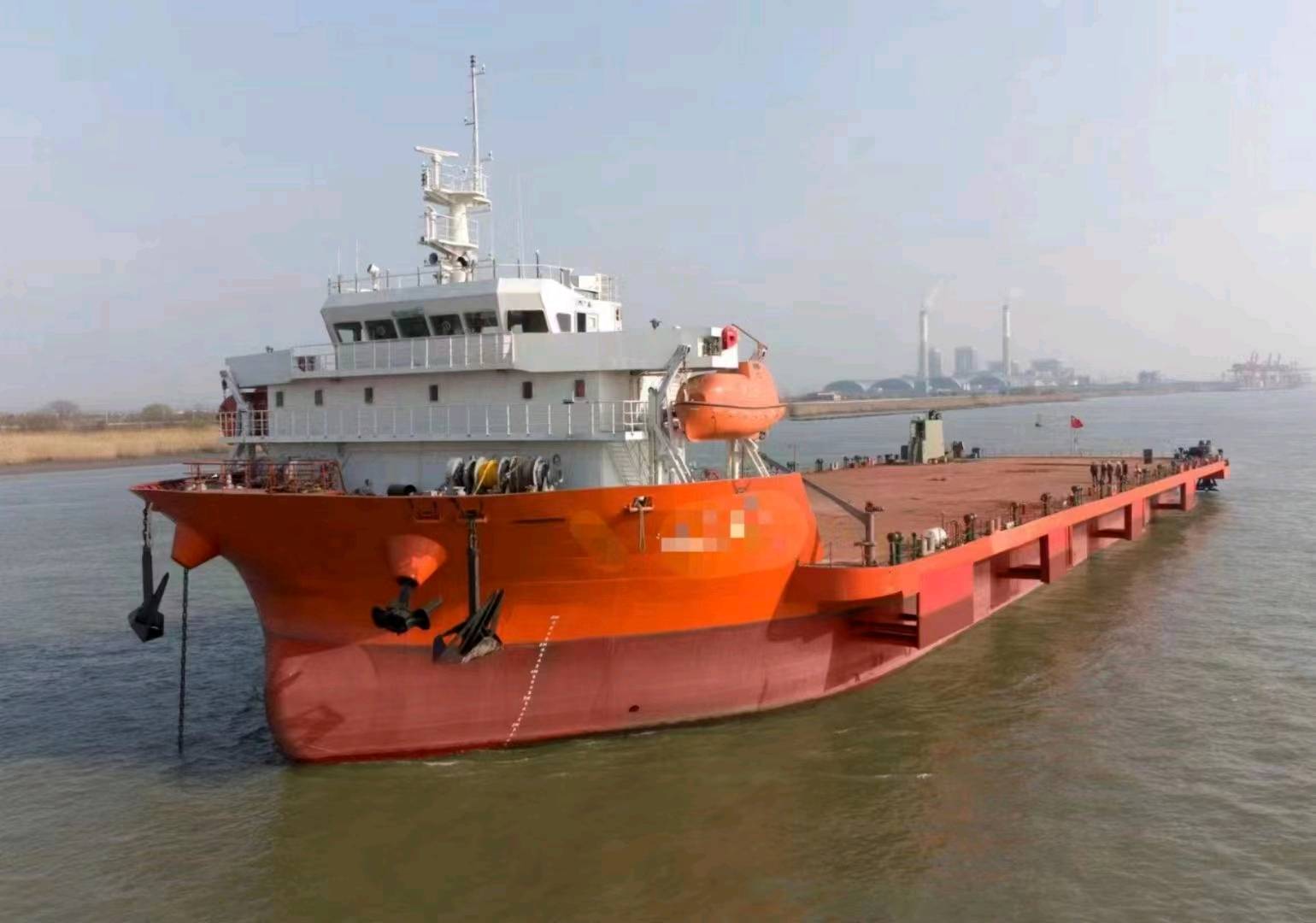 出售/出租:MY-143 2022年3月完工前驾驶精品甲板驳船(超低价)