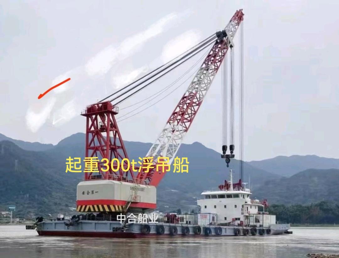 出租出售多艘100t，150t，200t，300t，450t浮吊船