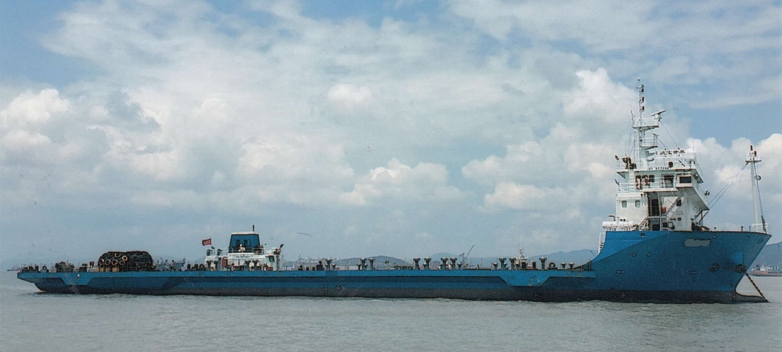 28.5米宽85米长近海CCS前驾驶甲板驳5000吨